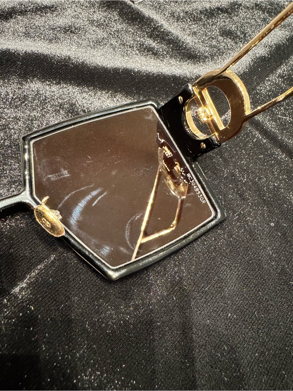 DIOR SUNGLASSES Black Oversized Square Sunglasses - Picture 9 of 10